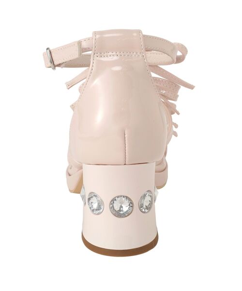 Maison de FLEUR(メゾンドフルール)の「エナメルリボンサンダル(サンダル・レディース・ライトピンク/ブラック・L/M/S)」の11枚目の写真