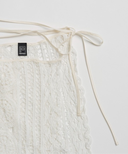 PRANK PROJECT(プランクプロジェクト)の「【2026Summer Pre-Order】サークルレースラップスカート / Circle Lace Wrap Skirt(スカート・レディース・ホワイト/ブラック・FREE)」の13枚目の写真