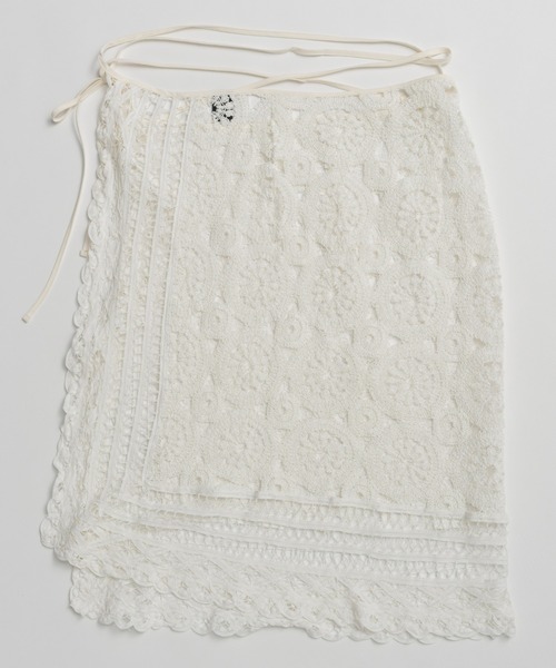 PRANK PROJECT(プランクプロジェクト)の「【2026Summer Pre-Order】サークルレースラップスカート / Circle Lace Wrap Skirt(スカート・レディース・ホワイト/ブラック・FREE)」の14枚目の写真