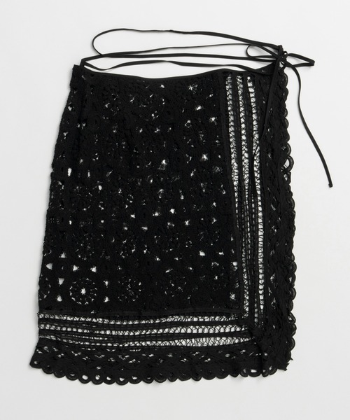 PRANK PROJECT(プランクプロジェクト)の「【2026Summer Pre-Order】サークルレースラップスカート / Circle Lace Wrap Skirt(スカート・レディース・ホワイト/ブラック・FREE)」の11枚目の写真