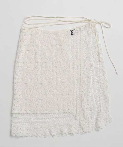 PRANK PROJECT(プランクプロジェクト)の「【2026Summer Pre-Order】サークルレースラップスカート / Circle Lace Wrap Skirt(スカート・レディース・ホワイト/ブラック・FREE)」の12枚目の写真