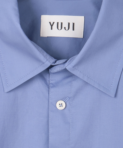 YUJI(ユジ)の「STANDARD MONO SHIRT BLUE(シャツ/ブラウス・レディース・ブルー・SMALL/MEDIUM/LARGE)」の5枚目の写真