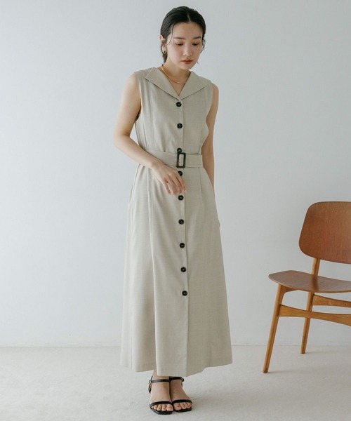 Andemiu(アンデミュウ)の「トレンチジレワンピース659288(ワンピース・レディース・ネイビー/ベージュ/ブラウン・FREE)」の19枚目の写真