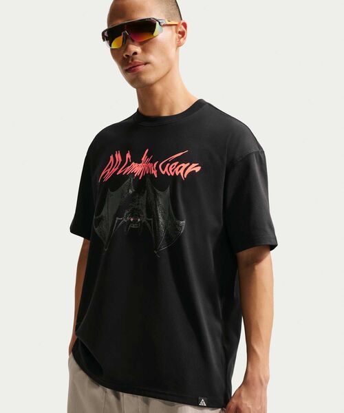 ACG(エィシージー)の「ナイキ ACG メンズ Dri-FIT Tシャツ / Nike ACG Men's Dri-FIT T-Shirt IH1313-010 Black(Tシャツ/カットソー・メンズ・ブラック・2XL/XL/S/M/L)」の3枚目の写真