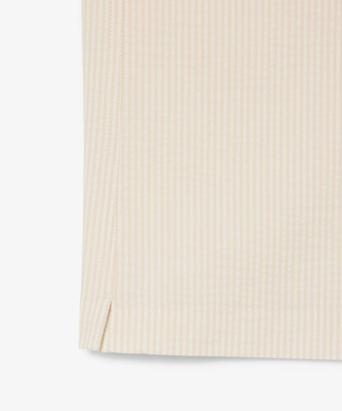 LACOSTE(ラコステ)の「オーバーサイズ シアサッカーオープンカラーシャツ(シャツ/ブラウス・メンズ・ブラック/オフホワイト・38/40/39/41)」の16枚目の写真
