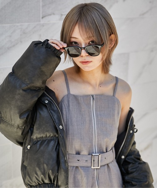 GORGE(ゴージ)の「【再入荷!】《ベルト付き×フロントZIP》オールインワン/カジュアル/春夏秋/全3色(つなぎ/オールインワン・レディース・チャコール/ブラック/モカ・F)」の8枚目の写真