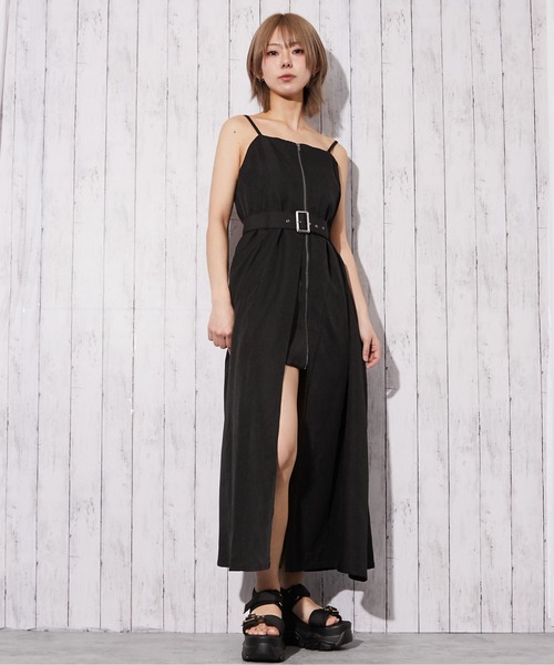 GORGE(ゴージ)の「【再入荷!】《ベルト付き×フロントZIP》オールインワン/カジュアル/春夏秋/全3色(つなぎ/オールインワン・レディース・チャコール/ブラック/モカ・F)」の14枚目の写真
