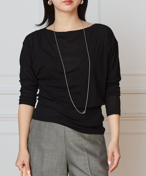 IENA LA BOUCLE シアーフライスプルオーバー（Tシャツ/カットソー
