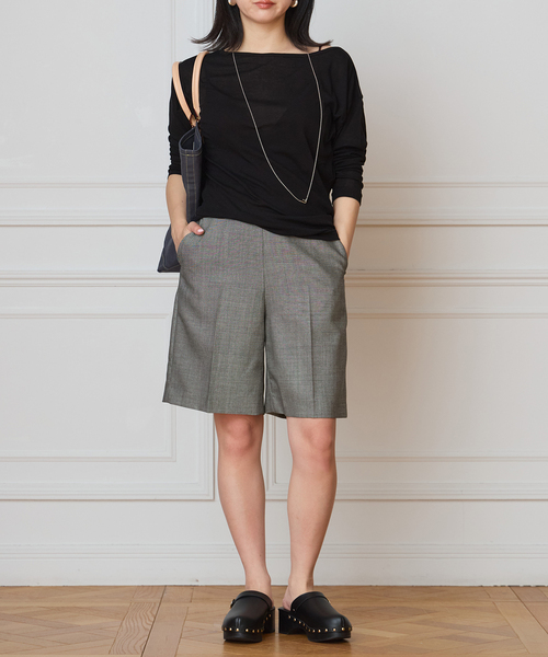 IENA LA BOUCLE(イエナラブークル)の「IENA LA BOUCLE シアーフライスプルオーバー(Tシャツ/カットソー・レディース・ブラック/イエロー/ブラウン・FREE)」の4枚目の写真