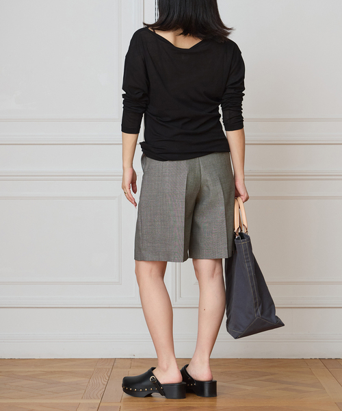 IENA LA BOUCLE(イエナラブークル)の「IENA LA BOUCLE シアーフライスプルオーバー(Tシャツ/カットソー・レディース・ブラック/イエロー/ブラウン・FREE)」の14枚目の写真