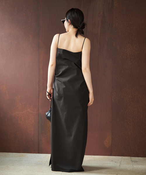 plage（プラージュ）の「Drape Cami ワンピース（ワンピース・レディース・ブラウン/ブラック・38/36）」の12枚目の写真