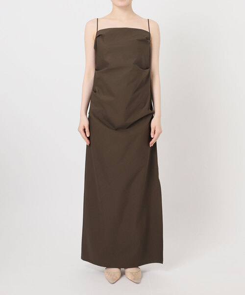 plage（プラージュ）の「Drape Cami ワンピース（ワンピース・レディース・ブラウン/ブラック・38/36）」の5枚目の写真