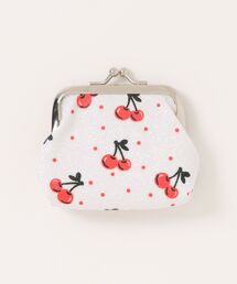 SORUTT（ソルト）の「【 SORUTT / ソルト 】 チェリー柄 がま口ポーチ / 財布 コインケース（ポーチ）」