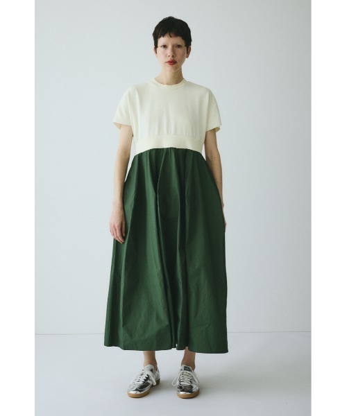 HeRIN.CYE(ヘリンドットサイ)の「Back slit long dress / バックスリットロングドレス(ワンピース・レディース・ライトブルー/ブラック/オフホワイト・FREE)」の2枚目の写真