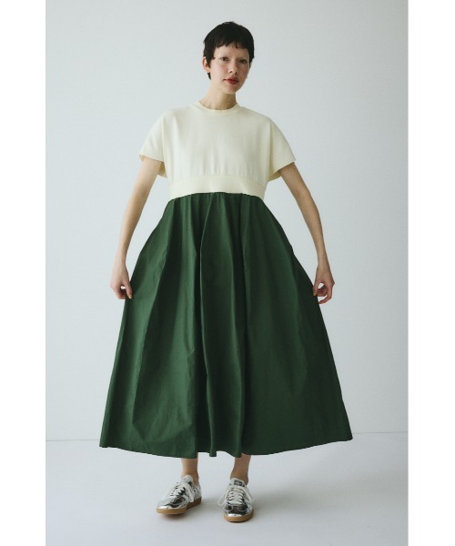HeRIN.CYE(ヘリンドットサイ)の「Back slit long dress / バックスリットロングドレス(ワンピース・レディース・ライトブルー/ブラック/オフホワイト・FREE)」の15枚目の写真