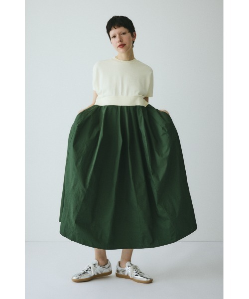 HeRIN.CYE(ヘリンドットサイ)の「Back slit long dress / バックスリットロングドレス(ワンピース・レディース・ライトブルー/ブラック/オフホワイト・FREE)」の6枚目の写真