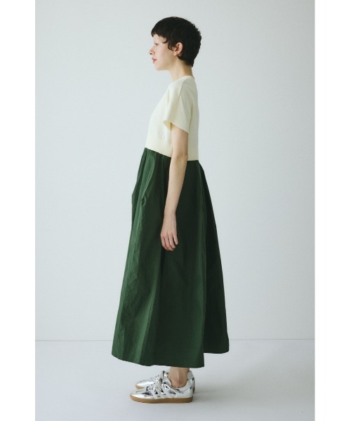 HeRIN.CYE(ヘリンドットサイ)の「Back slit long dress / バックスリットロングドレス(ワンピース・レディース・ライトブルー/ブラック/オフホワイト・FREE)」の16枚目の写真