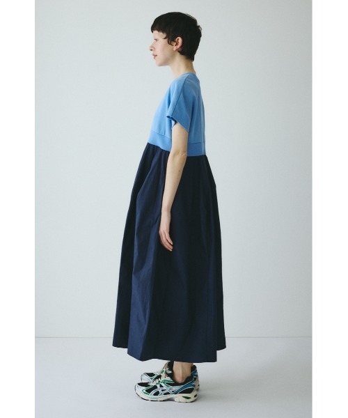 HeRIN.CYE(ヘリンドットサイ)の「Back slit long dress / バックスリットロングドレス(ワンピース・レディース・ライトブルー/ブラック/オフホワイト・FREE)」の12枚目の写真