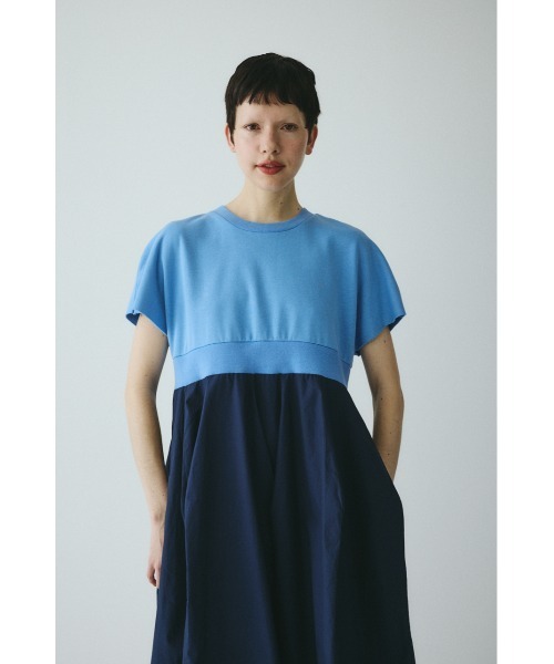 HeRIN.CYE(ヘリンドットサイ)の「Back slit long dress / バックスリットロングドレス(ワンピース・レディース・ライトブルー/ブラック/オフホワイト・FREE)」の14枚目の写真