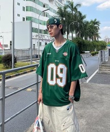 Ritzy（リッツィー）の「メッシュ素材　オーバーサイズ　運動半袖トップス（Tシャツ/カットソー）」