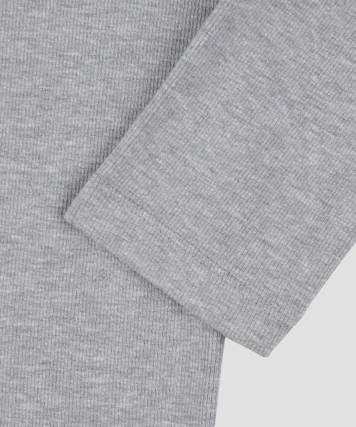 Verdnt（バーダント）の「レイヤードリブニット7部Tシャツ[グレー]（Tシャツ/カットソー・レディース・その他・FREE）」の9枚目の写真