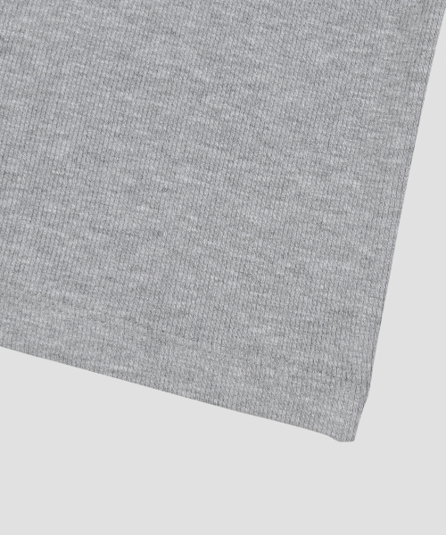 Verdnt（バーダント）の「レイヤードリブニット7部Tシャツ[グレー]（Tシャツ/カットソー・レディース・その他・FREE）」の10枚目の写真
