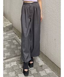 メニータックワイドパンツ 夏服