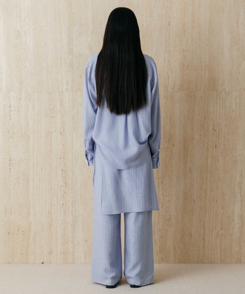 CREDONA（クレドナ）の「PAJAMA SHIRT/パジャマシャツ（シャツ/ブラウス・レディース・グレー系その他/イエロー系その他/サックスブルー・FREE）」の7枚目の写真