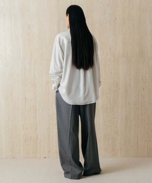 CREDONA（クレドナ）の「PAJAMA SHIRT/パジャマシャツ（シャツ/ブラウス・レディース・グレー系その他/イエロー系その他/サックスブルー・FREE）」の16枚目の写真
