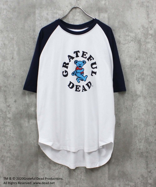 Grateful Dead(グレイトフルデッド)の「GRATEFULDEAD(グレイトフルデッド)オーバーサイズ半袖Tシャツ(Tシャツ/カットソー・メンズ・オフホワイト/ダークグリーン/チャコールグレー/ホワイト系その他2/ホワイト系その他4/ブラック/ホワイト系その他5/ホワイト系その他6/ホワイト系その他7/ベージュ/オレンジ/パープル/ホワイト系その他/ホワイト系その他3・M/L/XL)」の8枚目の写真