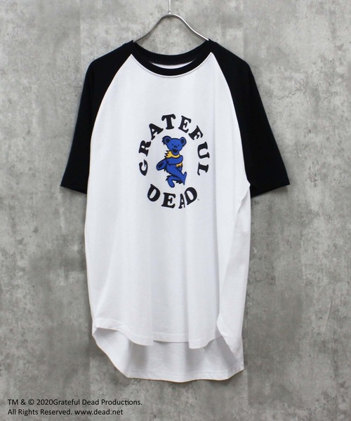 Grateful Dead(グレイトフルデッド)の「GRATEFULDEAD(グレイトフルデッド)オーバーサイズ半袖Tシャツ(Tシャツ/カットソー・メンズ・オフホワイト/ダークグリーン/チャコールグレー/ホワイト系その他2/ホワイト系その他4/ブラック/ホワイト系その他5/ホワイト系その他6/ホワイト系その他7/ベージュ/オレンジ/パープル/ホワイト系その他/ホワイト系その他3・M/L/XL)」の10枚目の写真