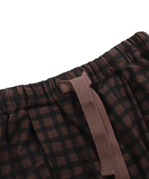 Brocante（ブロカント）の「[Brocante / ブロカント] チェックキャンバス バロンパンツ（その他パンツ・レディース・ブラック系その他/ブラウン系その他・2）」の9枚目の写真