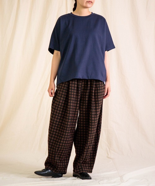 Brocante（ブロカント）の「[Brocante / ブロカント] チェックキャンバス バロンパンツ（その他パンツ・レディース・ブラック系その他/ブラウン系その他・2）」の8枚目の写真
