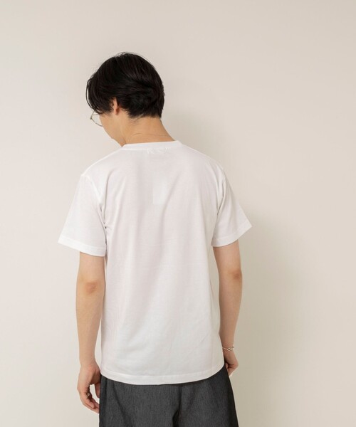 MAQWEL(マクウェル)の「【MAQWEL/マクウェル】ウォッシャブルRADIO Maqwel オープンエンドプリントTシャツ(Tシャツ/カットソー・レディース・ホワイト/ベビーピンク・FREE)」の19枚目の写真