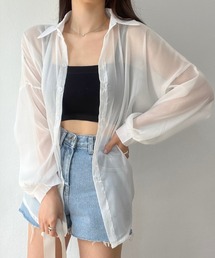 シフォンシャツトップス