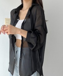 シフォンシャツトップス