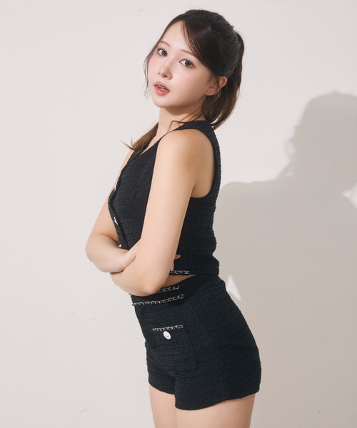Noelie(ノエリー)の「ツイードセットアップ(セットアップ・レディース・ホワイト/ブラック・FREE)」の20枚目の写真