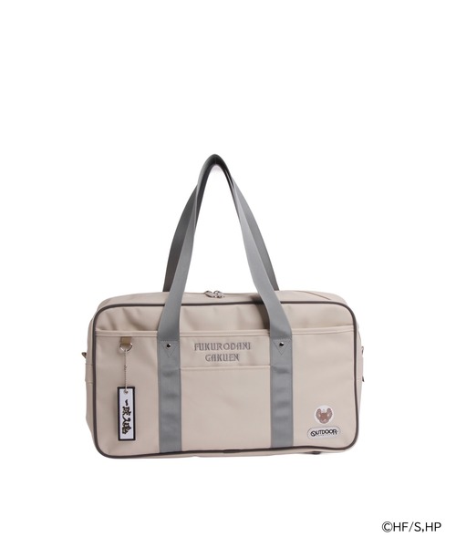 OUTDOOR PRODUCTS(アウトドアプロダクツ)の「【ハイキュー!!×OUTDOOR PRODUCTS】スクールバッグ(トートバッグ・レディース・ネイビー/ブラック/ベージュ/ブラック×レッド・FREE)」の1枚目の写真