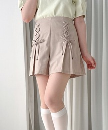 ダブルレースアップショートパンツ/fint フィント