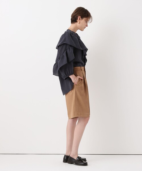 allureville(アルアバイル)の「フェイクスェードショートパンツ(その他パンツ・レディース・ブラウン/キャメル・2/1)」の19枚目の写真