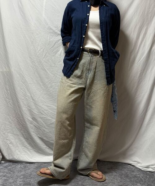 NOIRER(ノイア)の「デミジストライプデニムパンツ(ライトブルー)(デニムパンツ・メンズ・その他・48/50/52)」の15枚目の写真