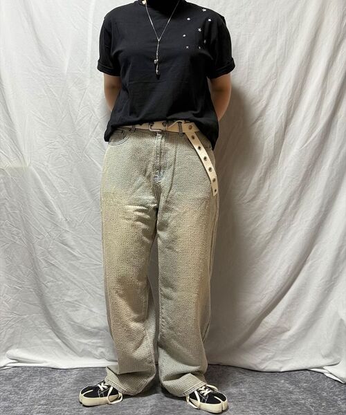 NOIRER(ノイア)の「デミジストライプデニムパンツ(ライトブルー)(デニムパンツ・メンズ・その他・48/50/52)」の13枚目の写真
