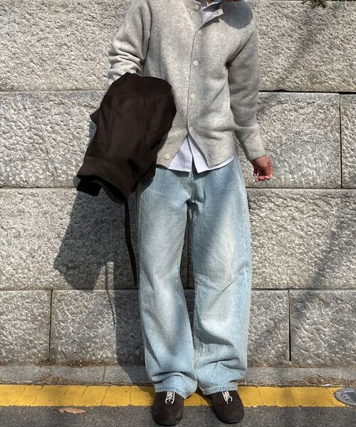 NOIRER(ノイア)の「デミジストライプデニムパンツ(ライトブルー)(デニムパンツ・メンズ・その他・48/50/52)」の7枚目の写真