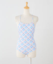 PISCESS（パイシス）の「PISCESS/パイシス Vintage Check One-Piece Swimsuit（水着）」