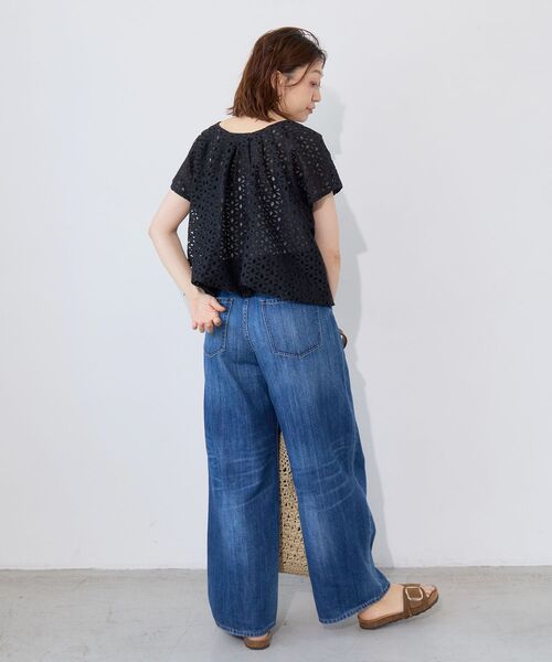 le.coeur blanc(ルクールブラン)の「TORRAZZO DONNA別注レースバルーンブラウス(シャツ/ブラウス・レディース・アイボリー/ブラック・38)」の20枚目の写真