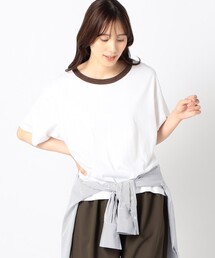 【DISCUS別注】 衿パイルリンガーTシャツ