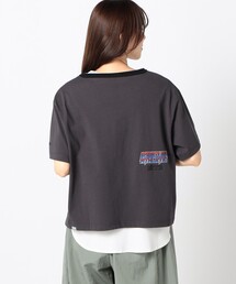 【DISCUS別注】 衿パイルリンガーTシャツ
