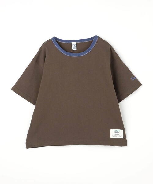 DISCUS(ディスカス)の「【DISCUS別注】 衿パイルリンガーTシャツ(Tシャツ/カットソー・レディース・ダークブラウン/ブラック/ホワイト・FREE)」の11枚目の写真