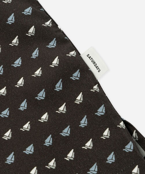 Saturdays NYC(サタデーズ ニューヨークシティ )の「Canty Sailboat SS Shirt(シャツ/ブラウス・メンズ・ベージュ/ネイビー・L/M/S)」の6枚目の写真