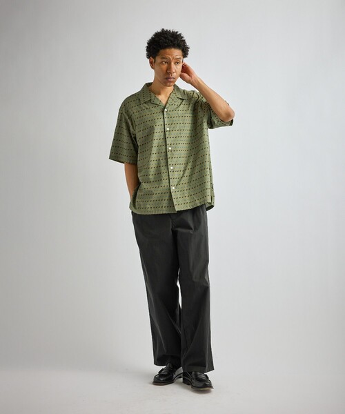 Saturdays NYC(サタデーズ ニューヨークシティ )の「Canty Sailboat SS Shirt(シャツ/ブラウス・メンズ・ベージュ/ネイビー・L/M/S)」の16枚目の写真